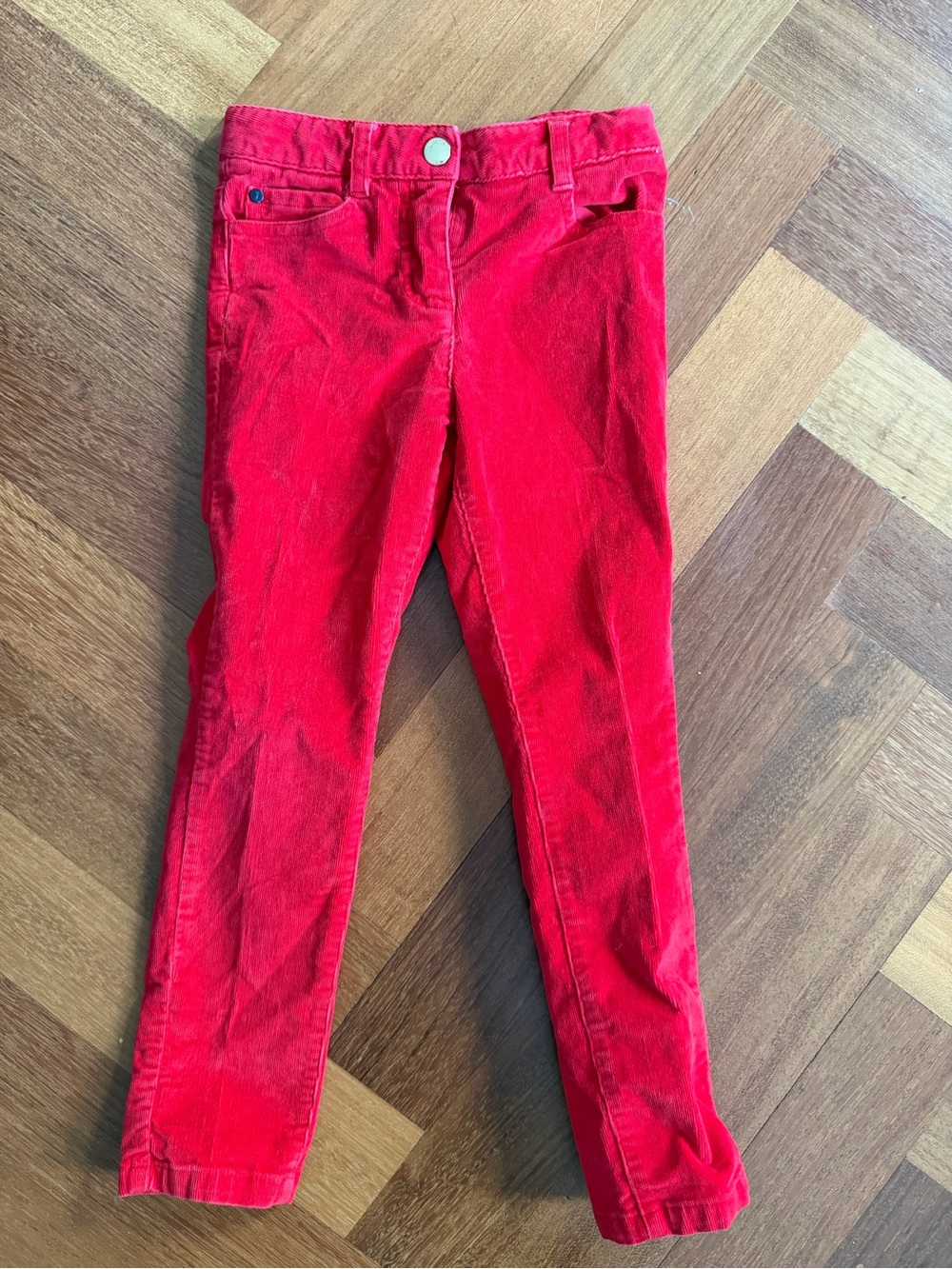 Jacadi Red Corduroy Kids Pants
